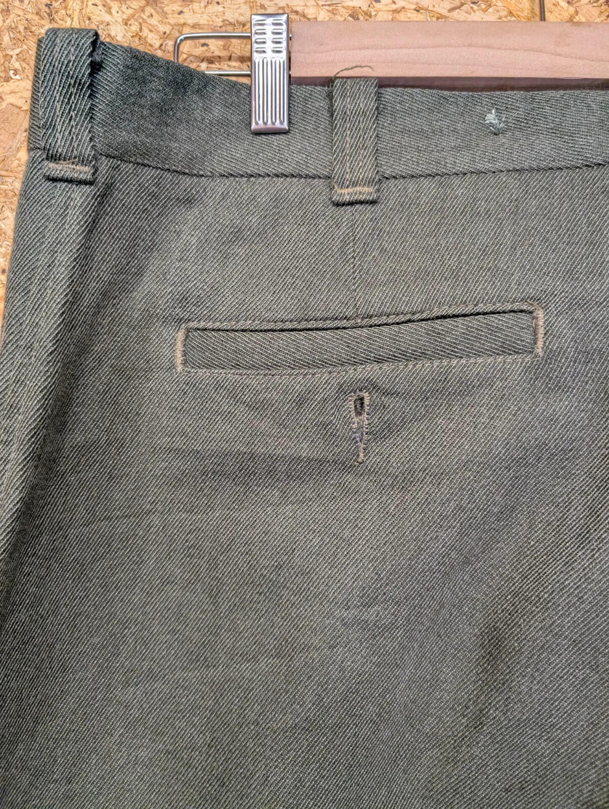 Filson Forestry Cloth Trousers W40 L28 Style 180 Wool Green Work Wear USA Made