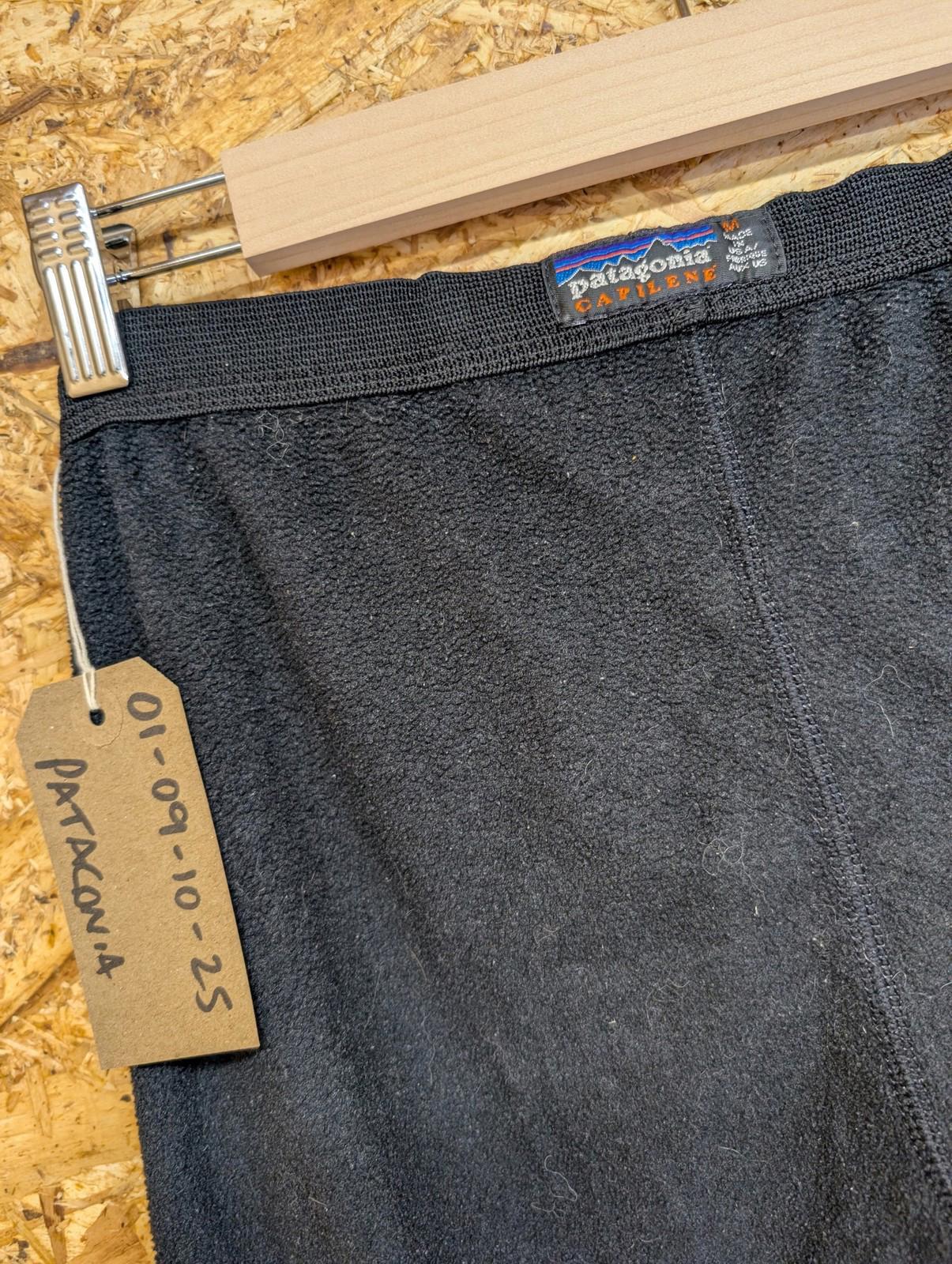 Patagonia Capilene Joggers Medium Men Fleece Base Layer Thermal Black Leggings