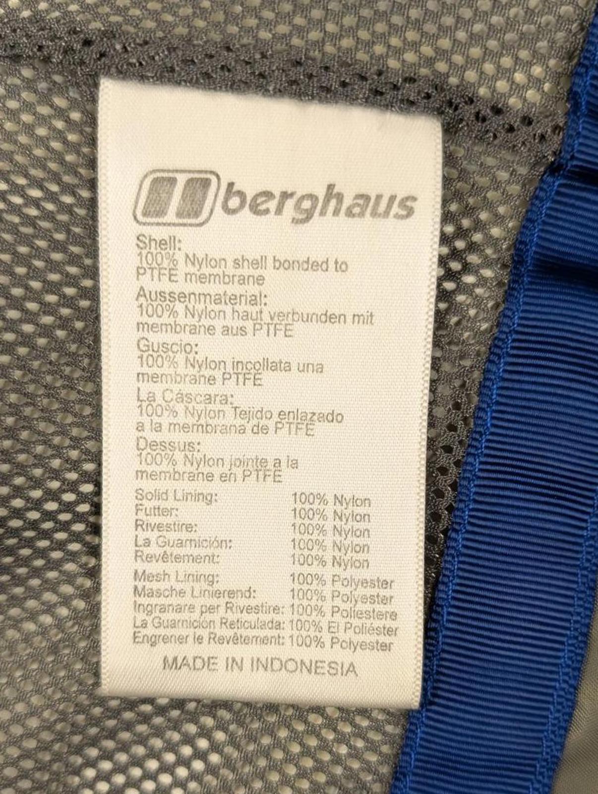 Berghaus Blue Deluge 3 Jacket Medium Men Waterproof Gore-Tex Waterproof Hooded