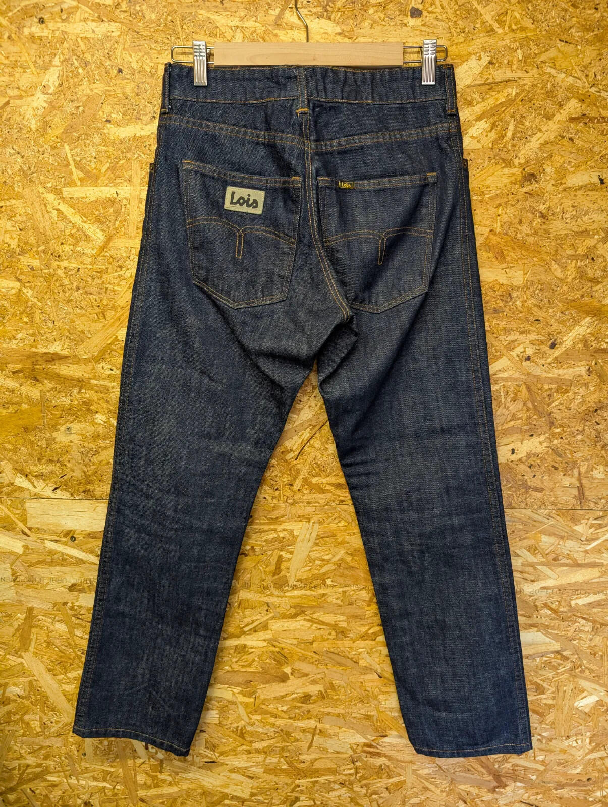Lois 188 Terrace Jeans Men W30 L32 Dark Blue Denim Button Spain Mod 60s Retro