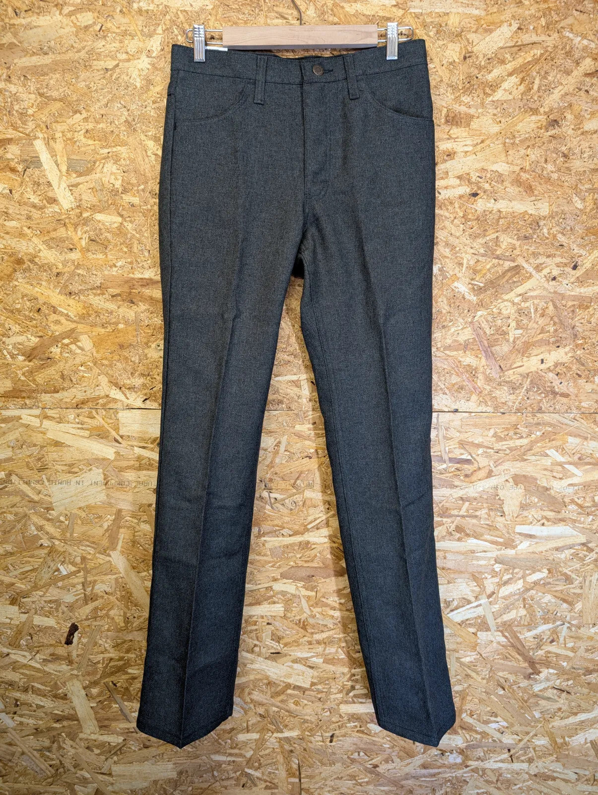 Vintage Wrangler Wrancher Bootcut Trousers W30 L32 Men Grey Stretch 82HK Zip NWT