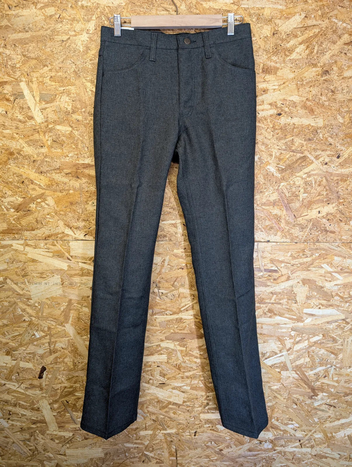 Vintage Wrangler Wrancher Bootcut Trousers W30 L32 Men Grey Stretch 82HK Zip NWT