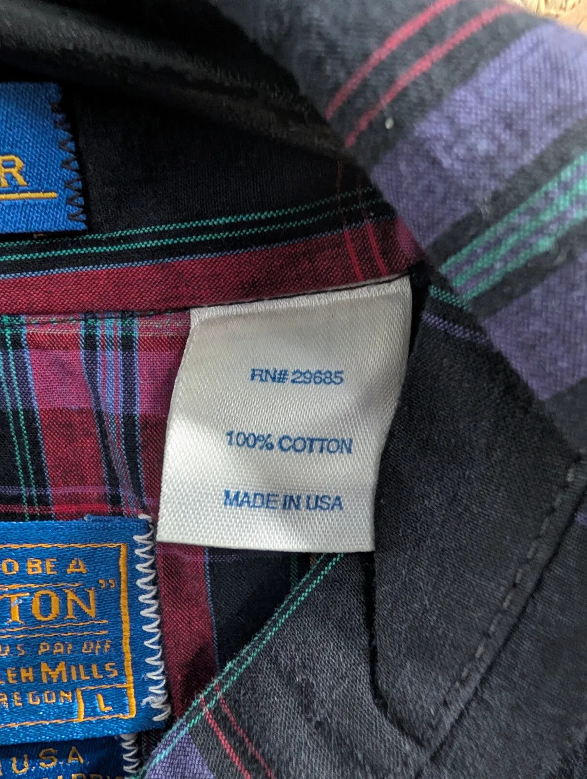 Pendleton Short Sleeve Shirt Men Large Black Check Plaid High Grade Western Gear