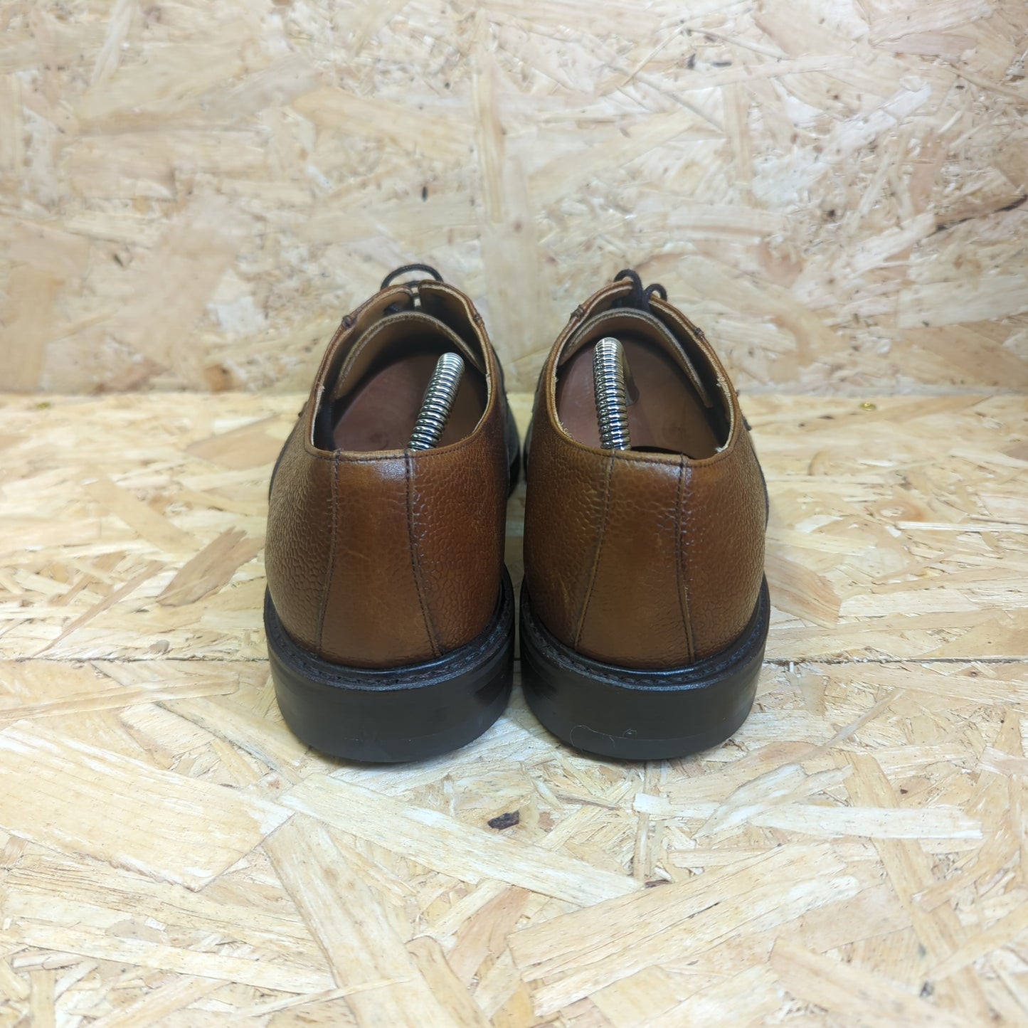 Herring Tiverton Split-Toe Derby Shoes Full Grain Dainite Sole Size 8 UK EUR 42