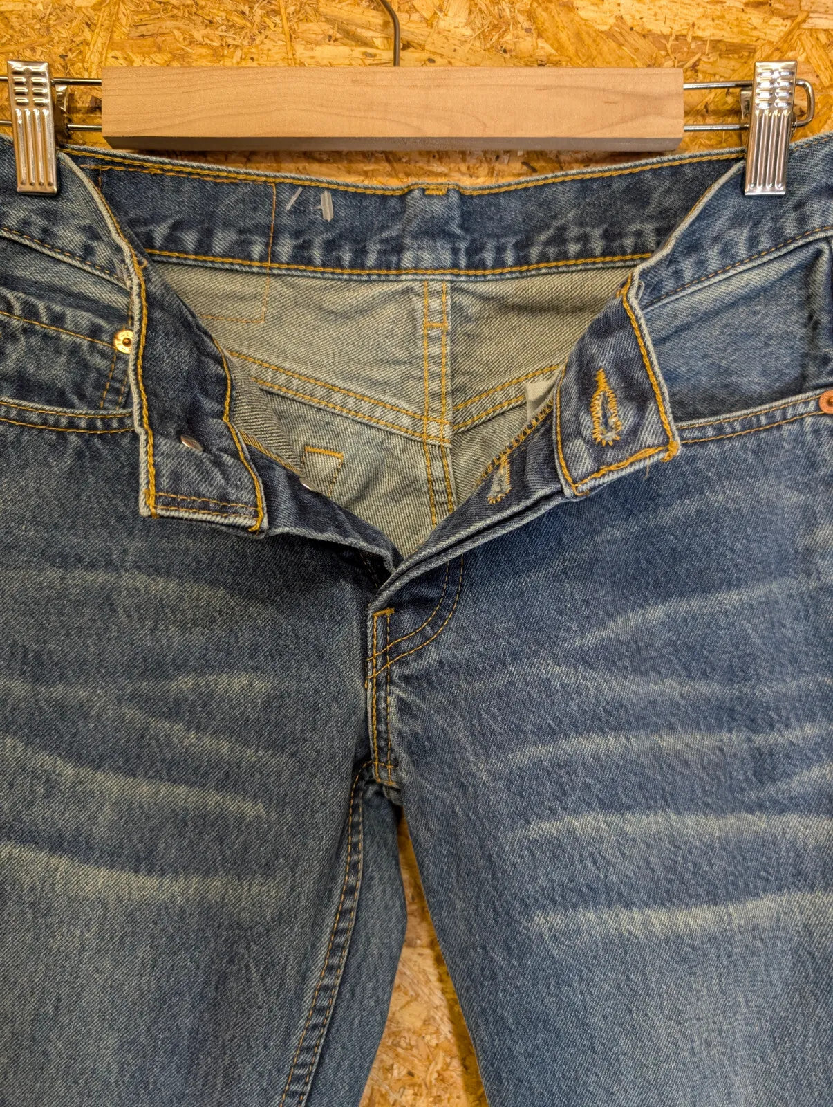 Levis 599 Low Rise Jeans Womens W27 L32 Blue Denim Straight Vintage Y2K 2000s