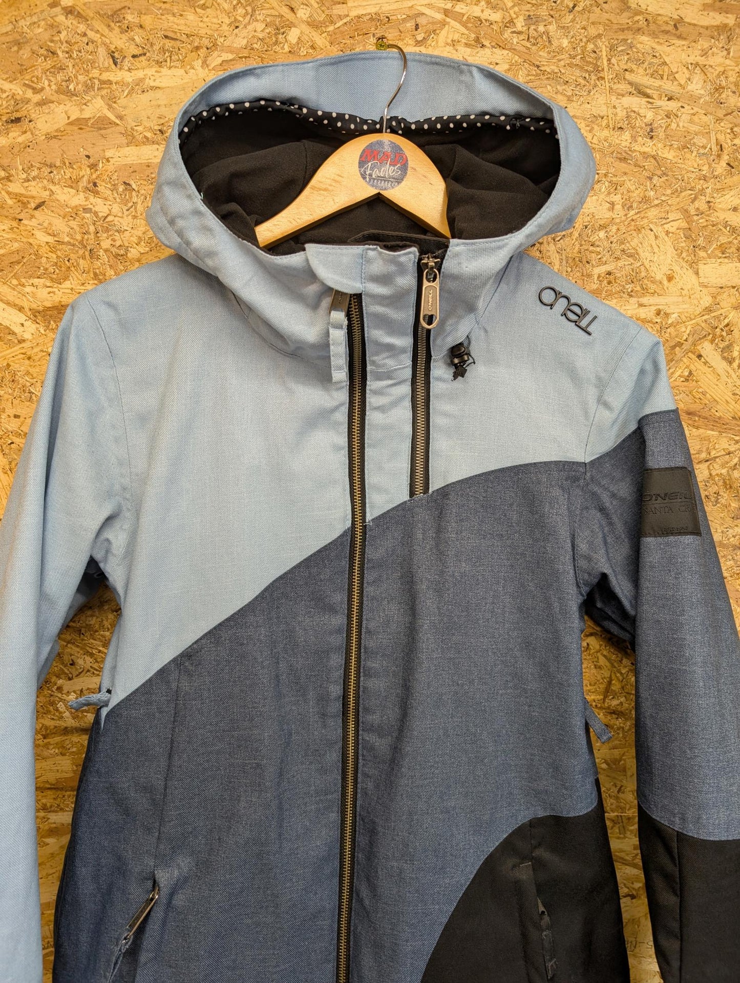 O'Neill Womens Small Snow Freedom Series Ski Snowboard Thermal Jacket Blue