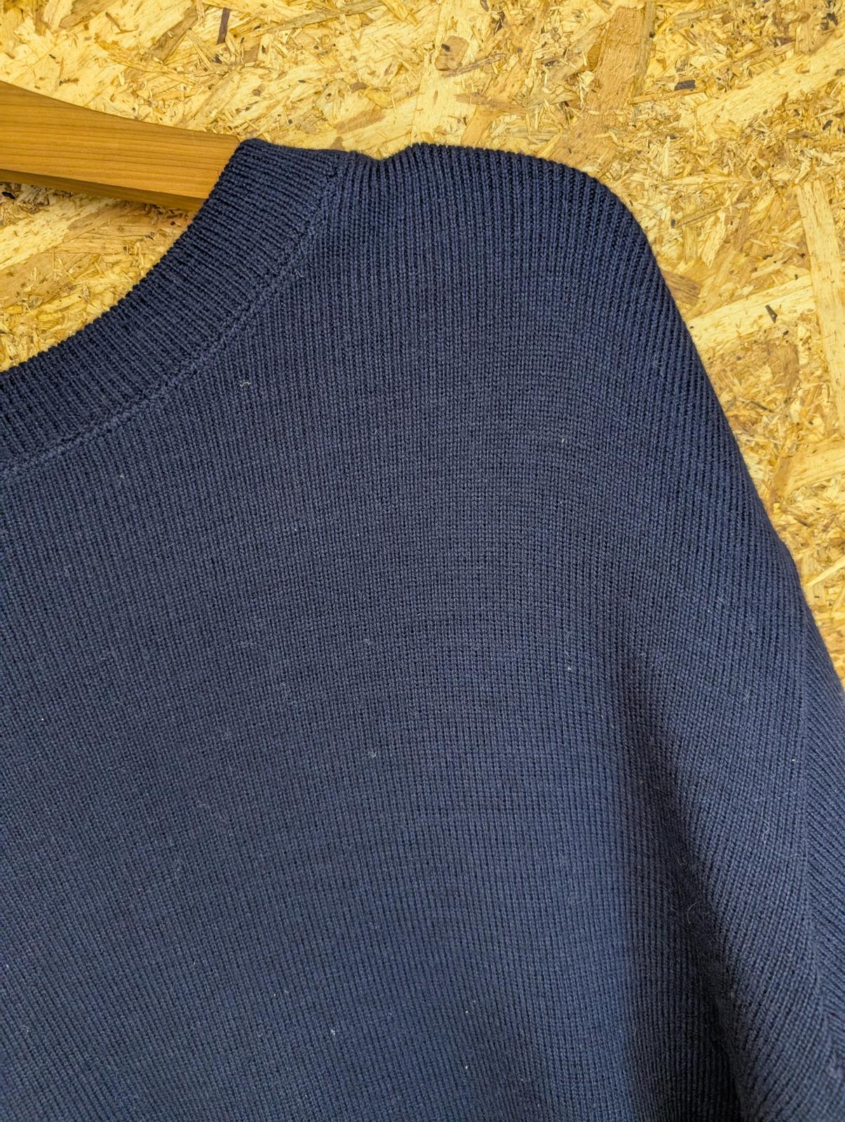 Filson Knitted Jumper Mens Large Navy Blue Wool Sweater Style 702 Made In USA