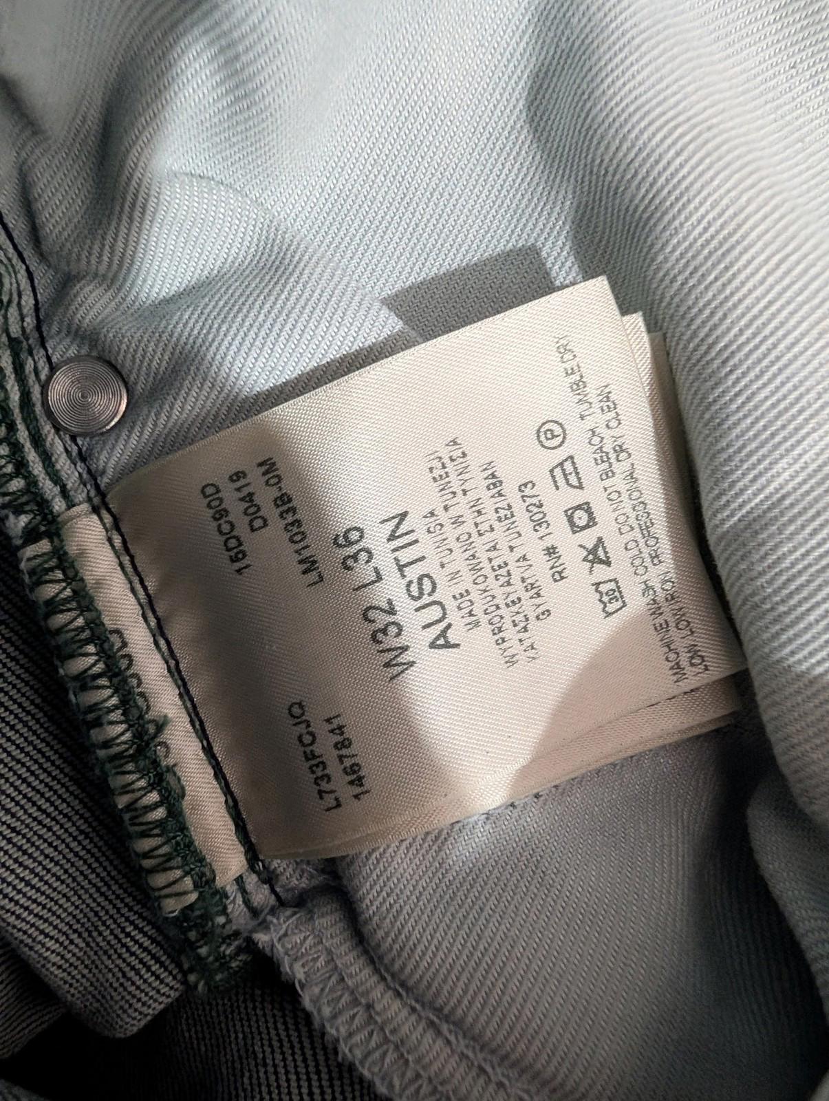 Lee Austin Selvedge Jeans Mens W32 L36 Regular Tapered Candiani Denim Mid Blue