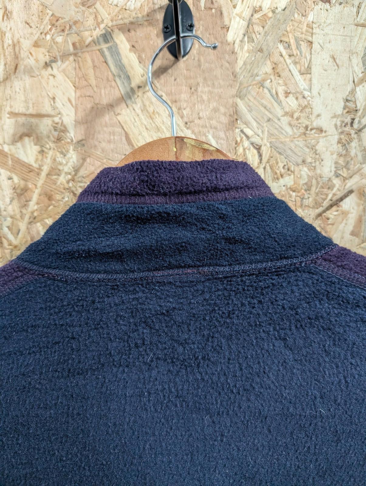 Patagonia Fleece Vest Medium Women Sleeveless Full Zip Purple Gilet Hiking 90s