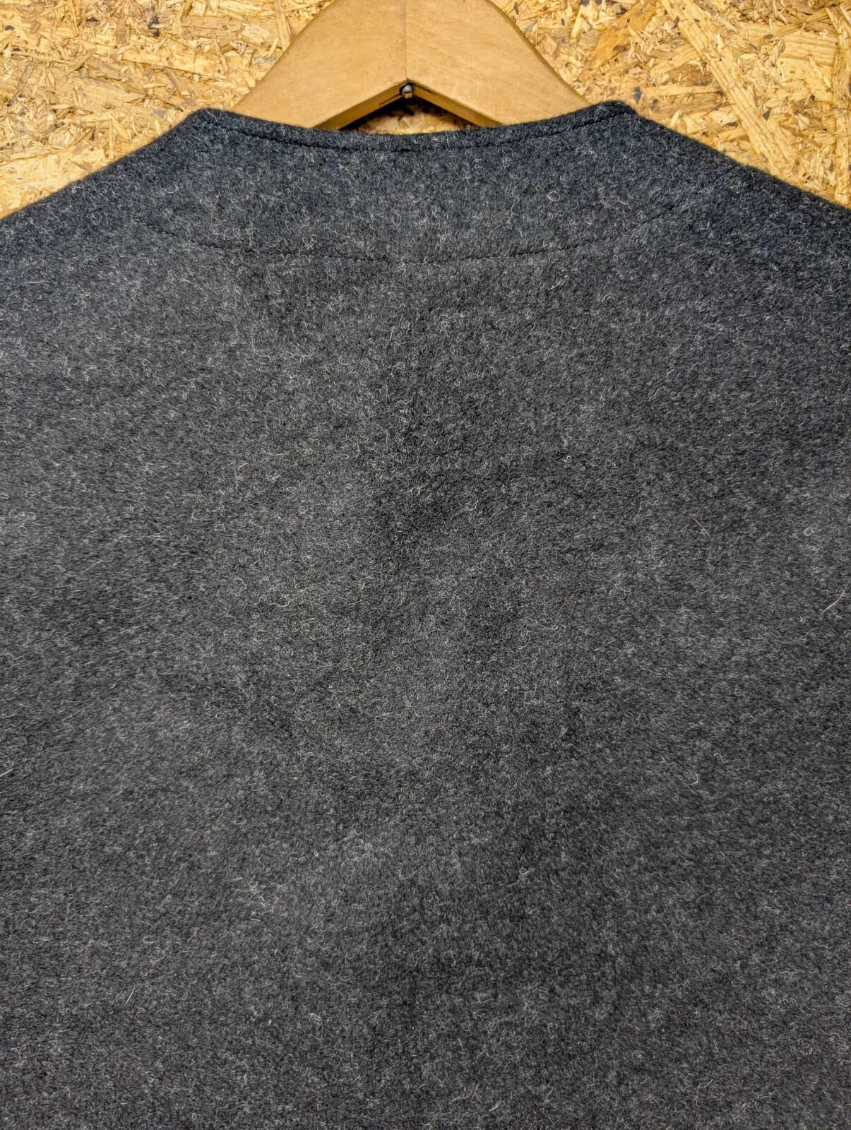 Filson Mackinaw Wool Vest Mens Medium 40 Charcoal Grey Black USA Button Gilet