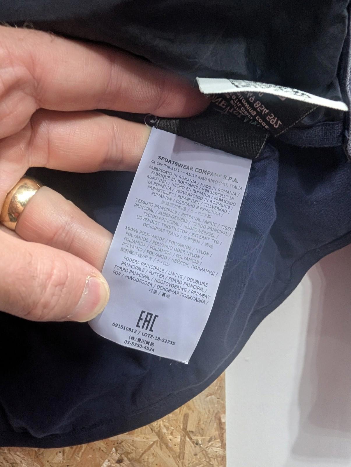 Stone Island 18 Overshirt Jacket Medium Men Metal Navy Blue Lined Full Zip Nylon