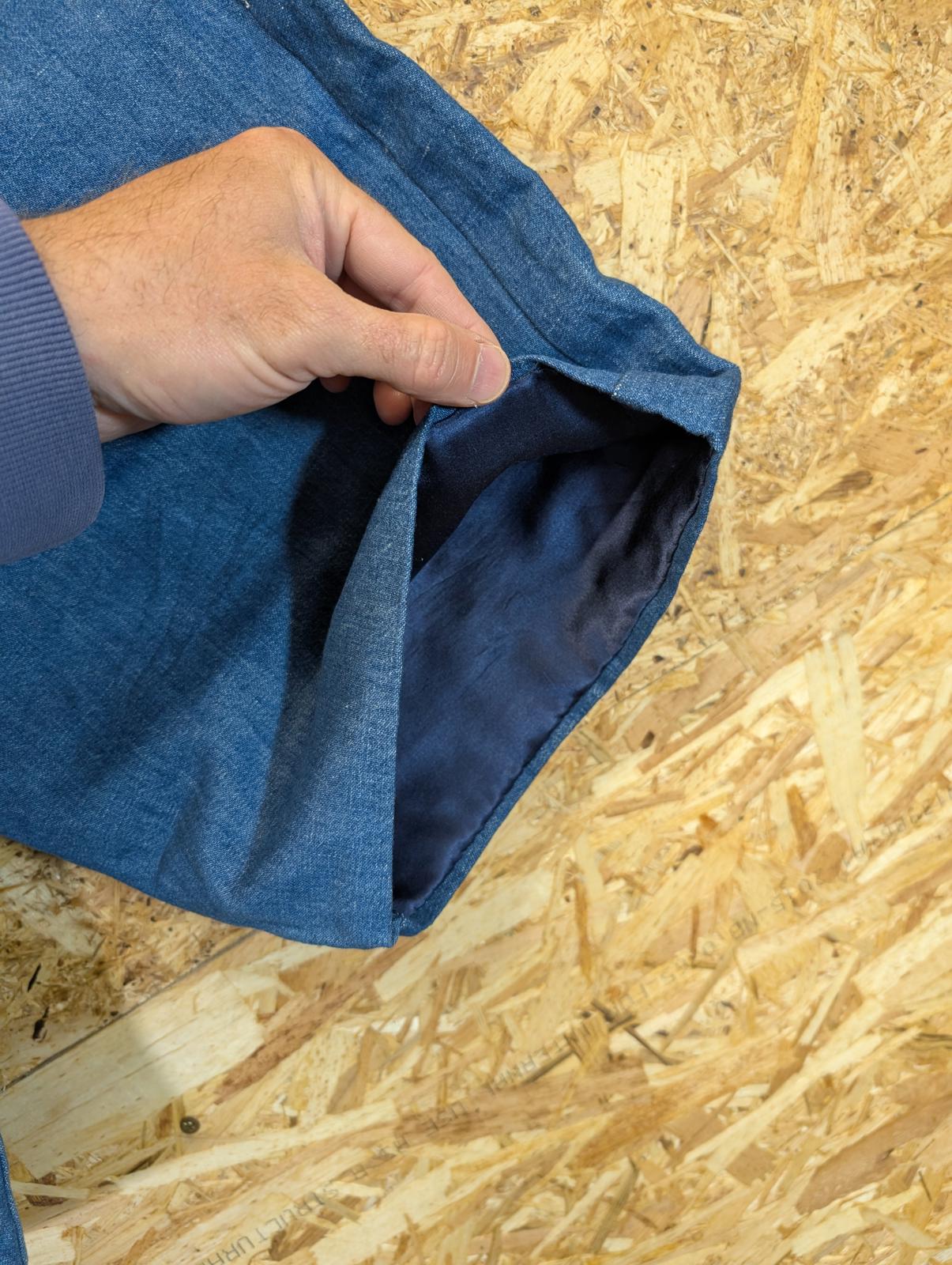 Levis RED Jean Shorts W32 Redline Selvedge Silk Lined Hemp Baggy Japanese Jorts