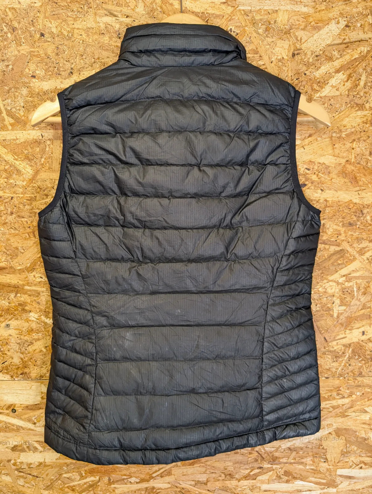 Patagonia Down Sweater Vest Womens Small Black Puffer Gilet Quilted Bodywarmer