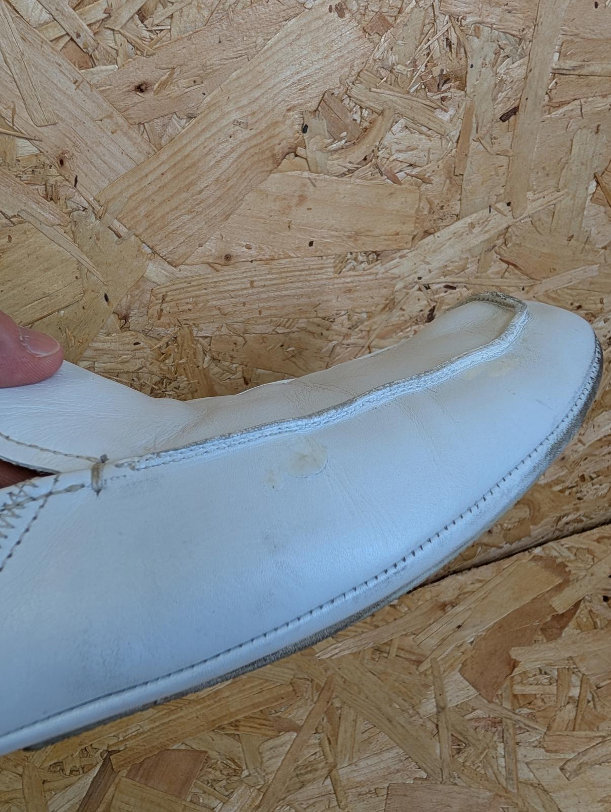 Prada White Leather Loafers Driving Shoes Made Italy Slip On 9 UK 43 EU