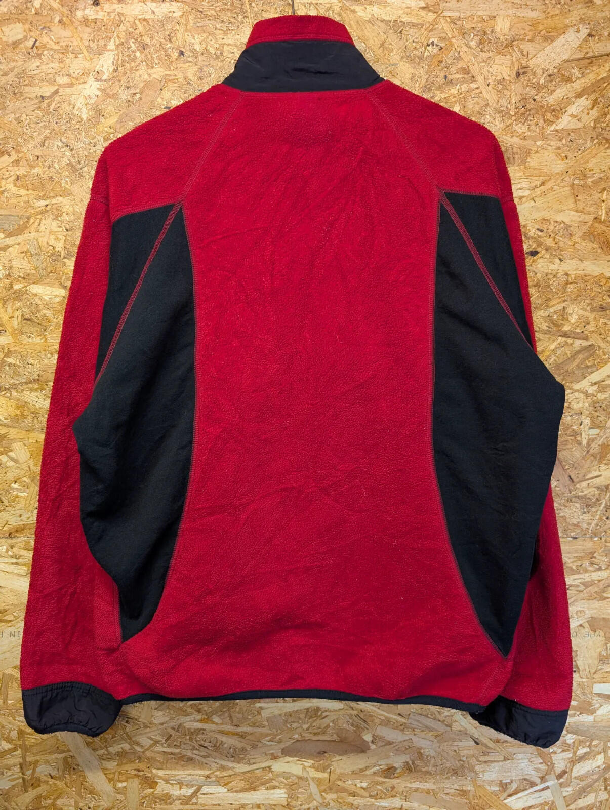 Vintage Patagonia Fleece Jacket Red Fleece Mens Large Full Zip PEF USA Made 90s