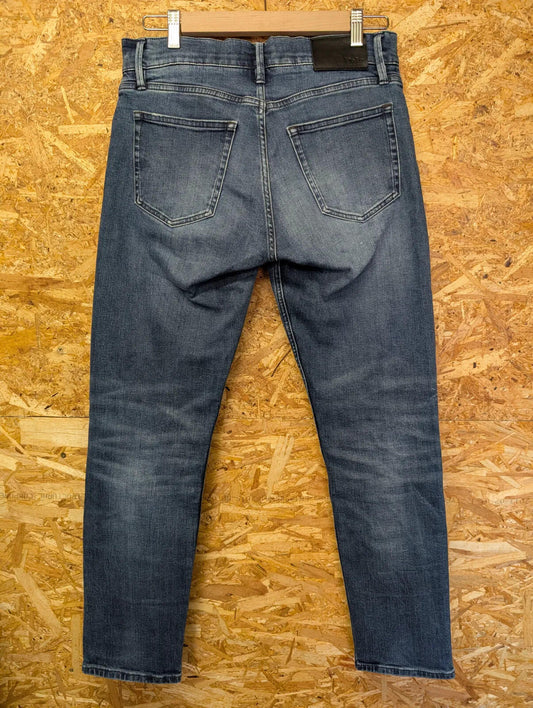 Polo Ralph Lauren Slim Jeans Mens W30 L30 Navy Blue Denim Stretch Zip Fly