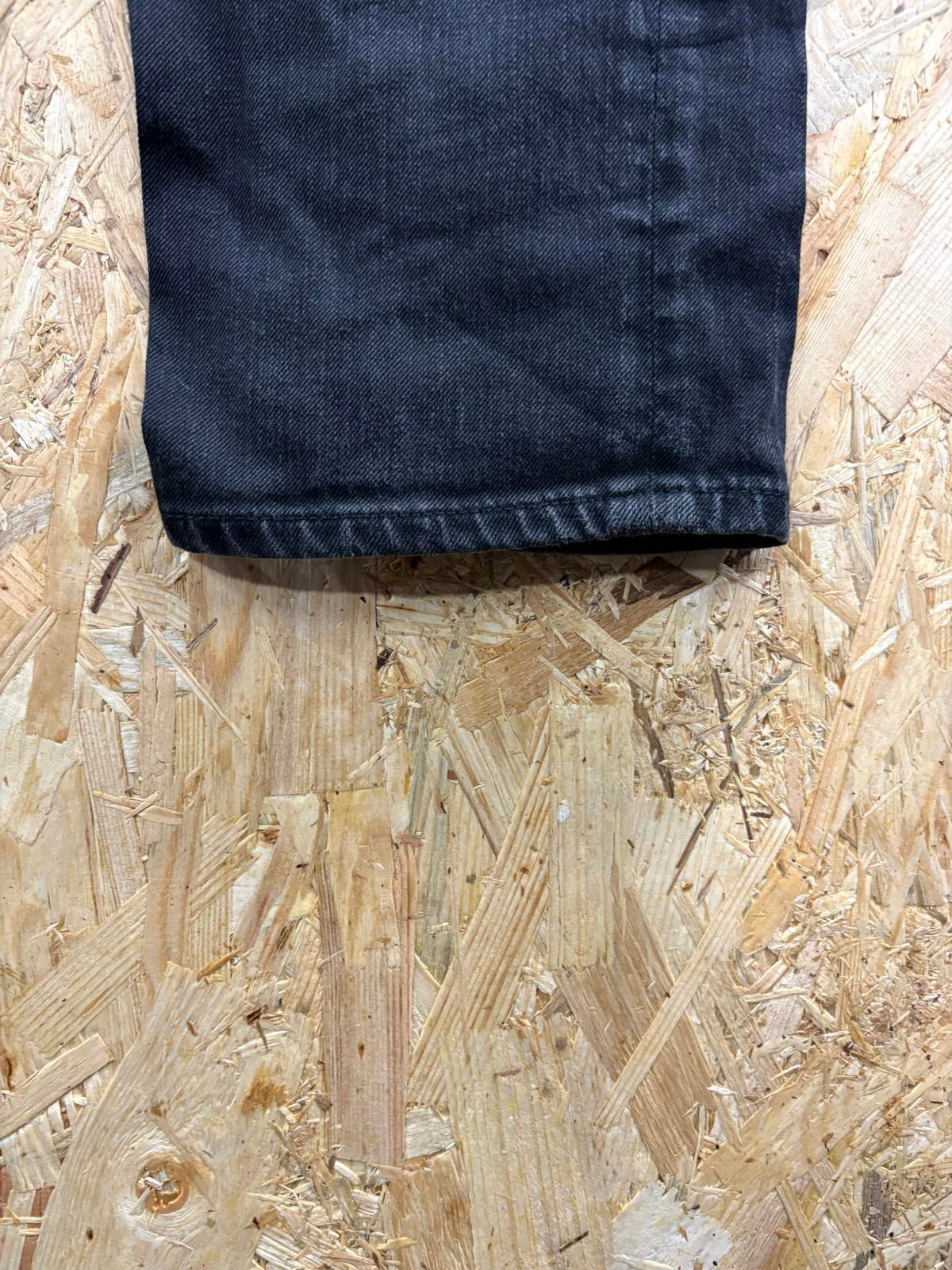 Hugo Boss Jeans W32 L32 Men Delaware Slim Fit Black Organic Cotton Denim