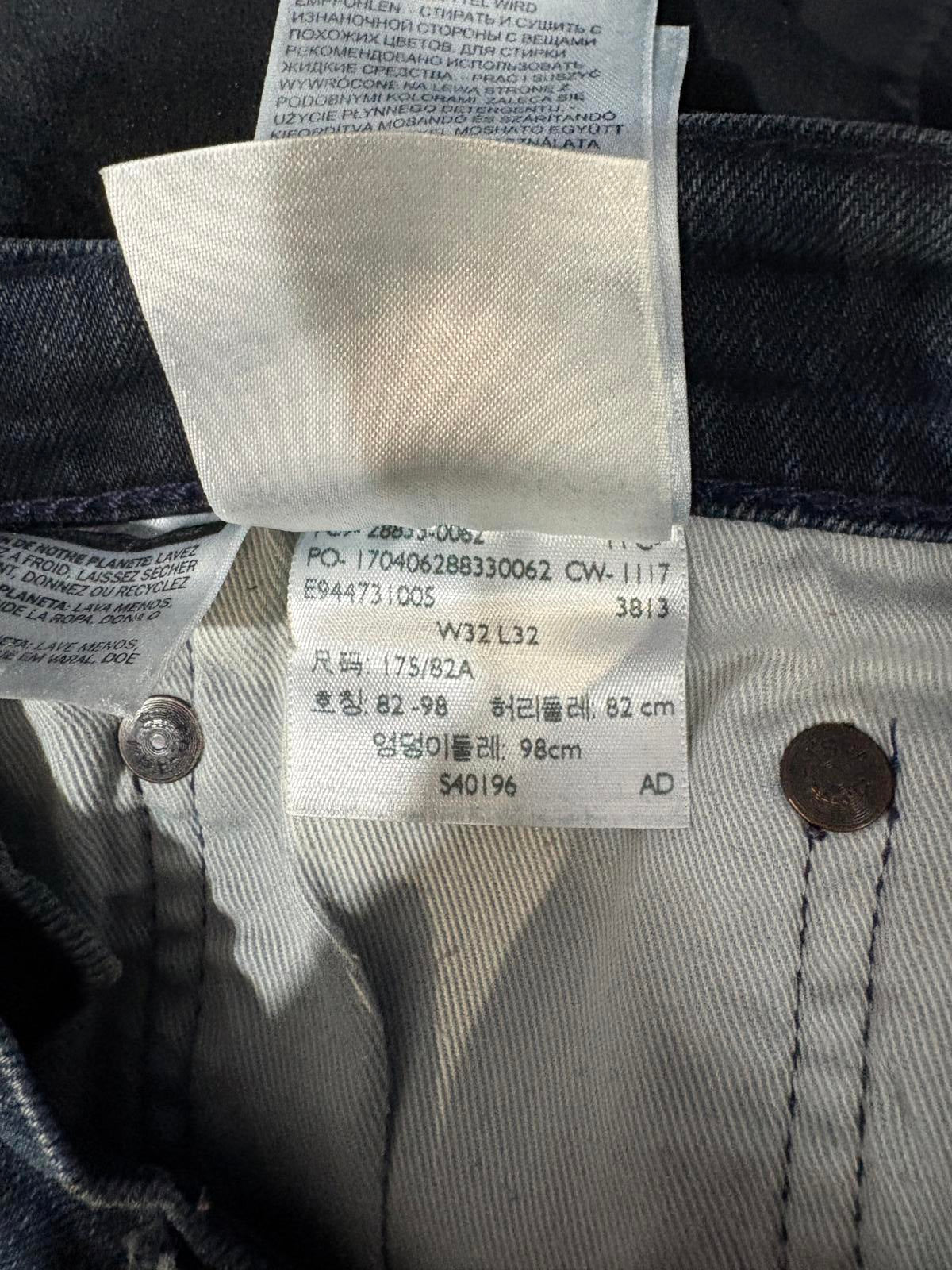 Levis 721 High Rise Skinny Jeans Size 8 W27 L30 Women Black Grey Stretch Slim