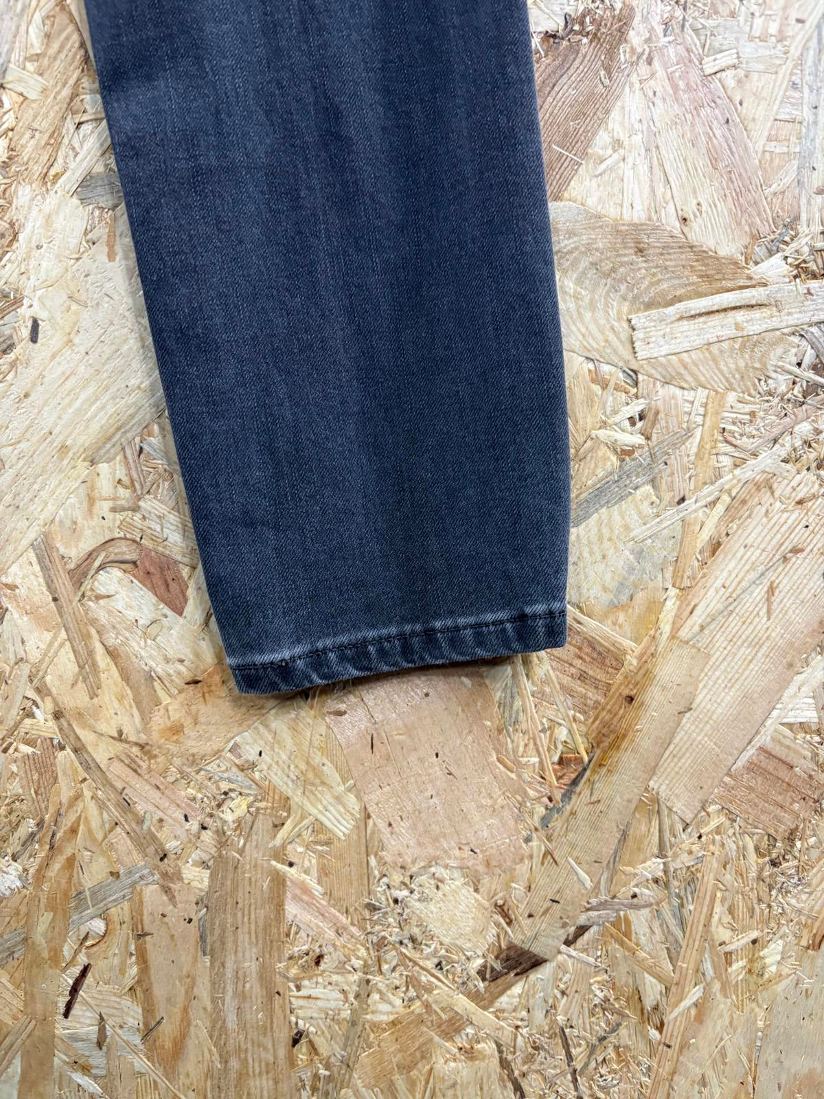 Levis 721 High Rise Skinny Jeans Size 8 W27 L30 Women Black Grey Stretch Slim
