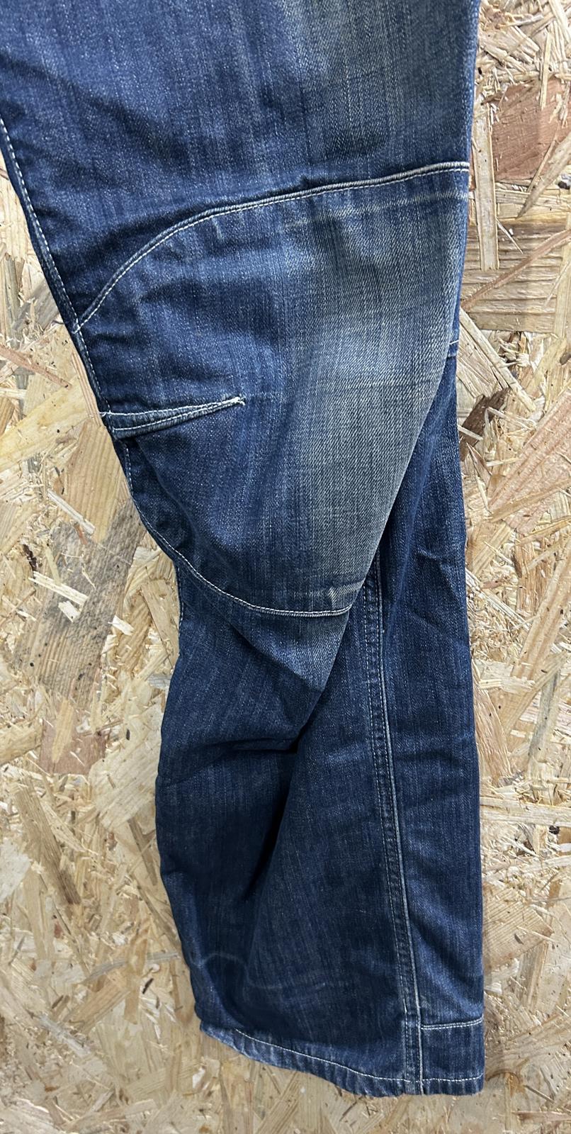 G-Star Elwood 3D Loose Jeans W32 L32 Men Buckle Back Cinch Blue Vintage Y2K