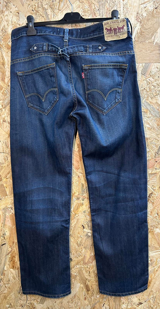 Levis 503 Blue Loose Fit Jeans W32 L30 Men Baggy Cinch Buckle Back Discontinued
