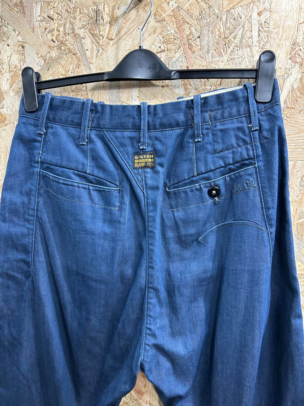 G-Star Jeans W30 L32 Navy Blue Bronson Chino Loose Tapered Vintage Y2K Baggy