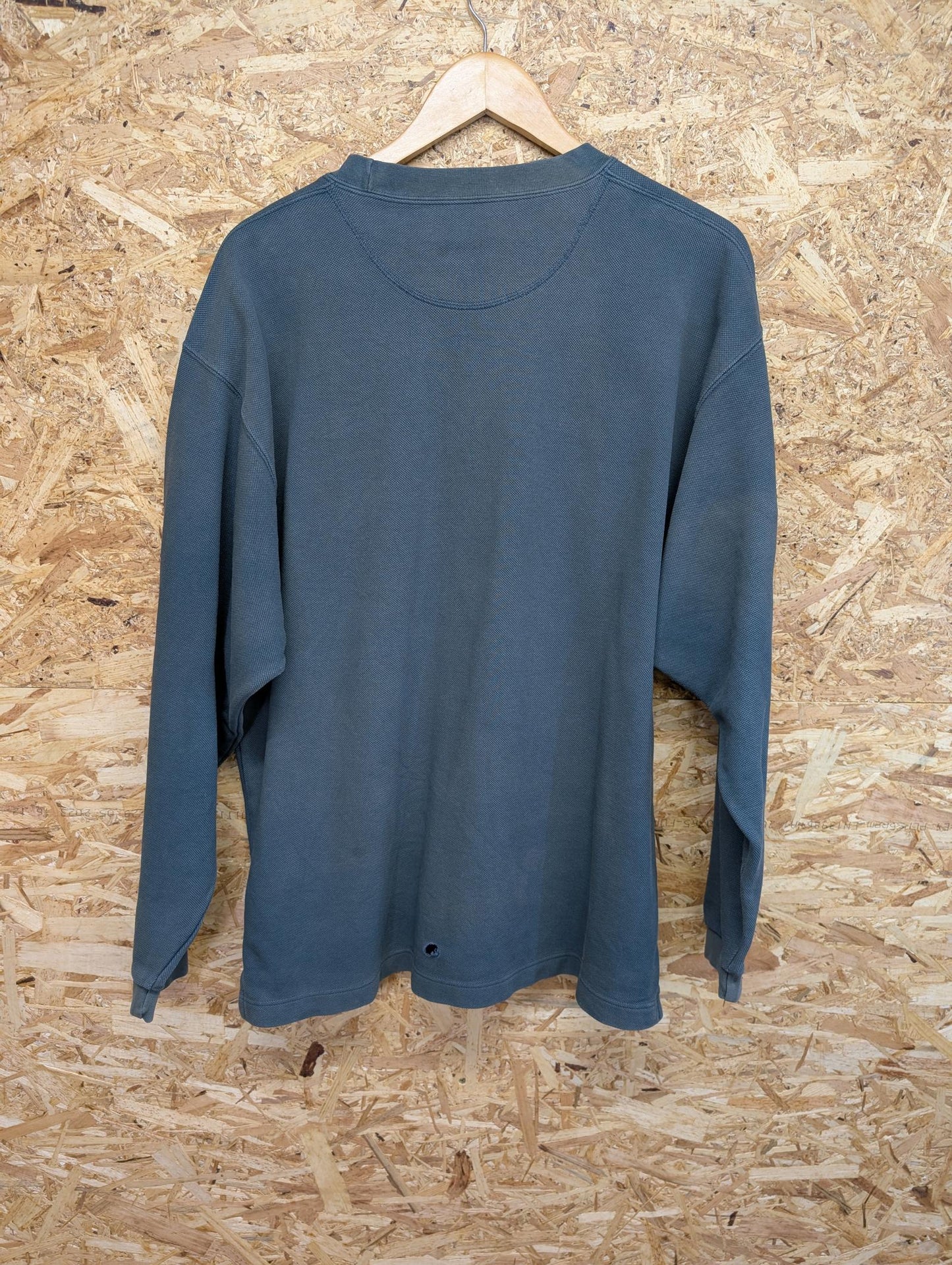 Texas Tour Crew Sweater Mens XL Earth Lights Jumper Green Vintage 00s Y2K
