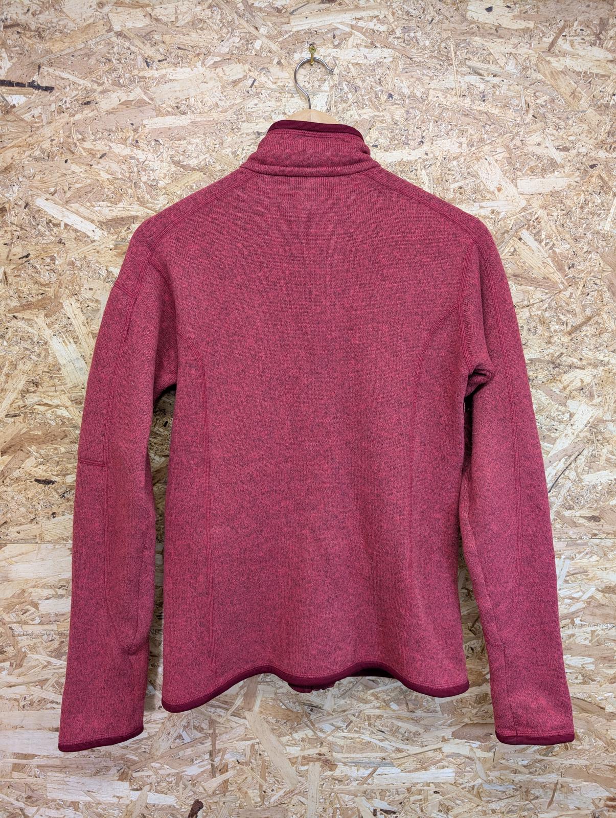 Patagonia Better Sweater Fleece Womens Size Medium Red Synchilla Snap-T Hiking