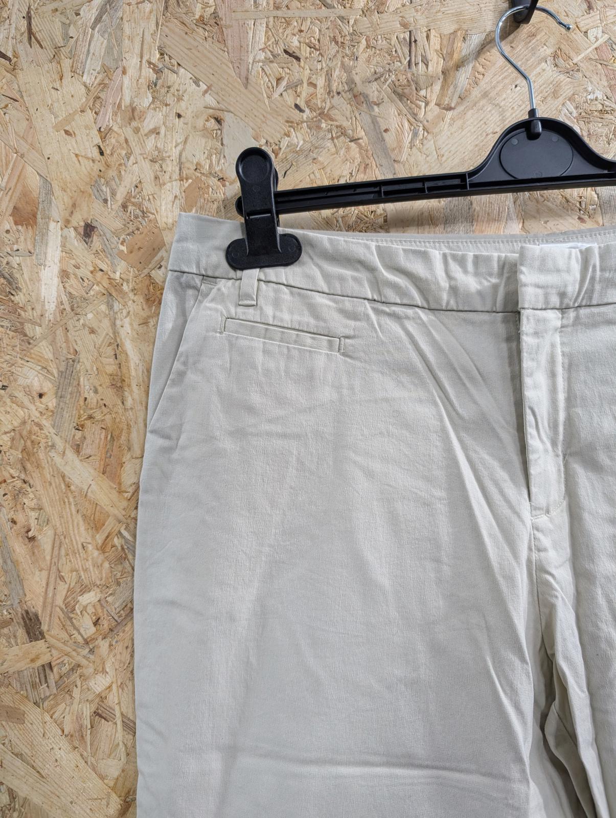 Patagonia Chino Trousers UK 14 W34 Women Cream Beige Cotton Wide Leg Relax Fit