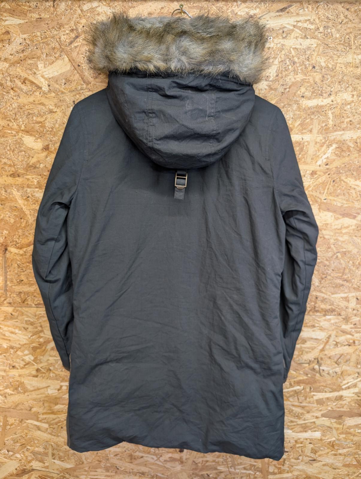 Filson Alaska Down Parka XS Women Hooded Goose Feather Black Coat Winter