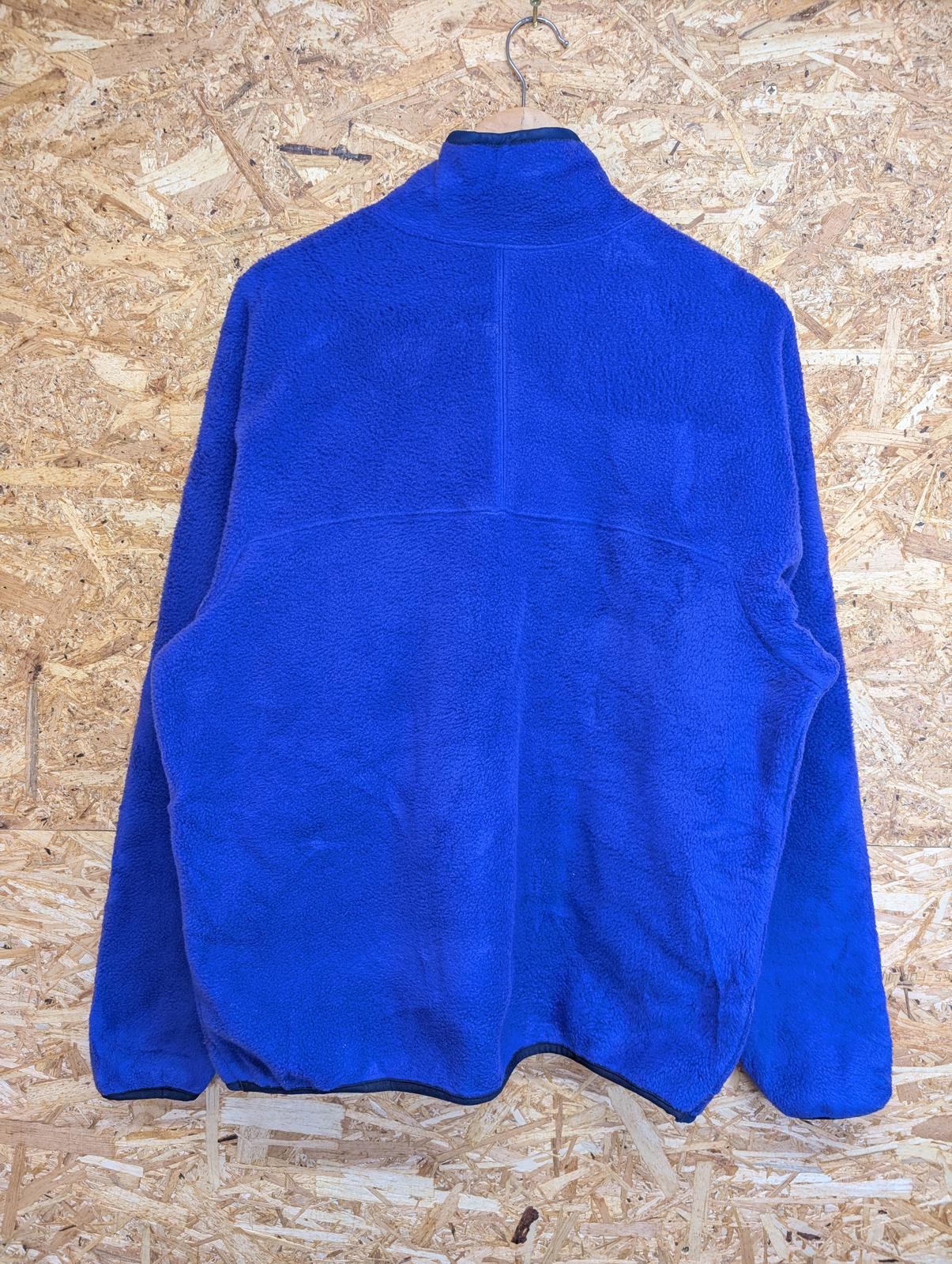 Vintage Patagonia Fleece XL Men Blue Deep Pile Sherpa Full Zip USA 90s