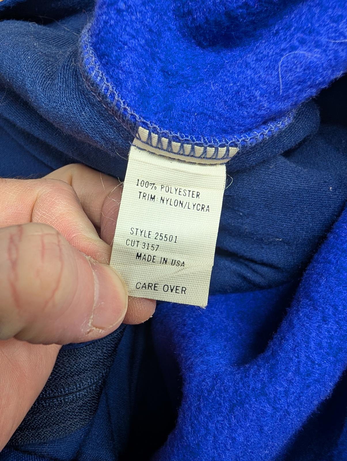 Vintage Patagonia Fleece XL Men Blue Deep Pile Sherpa Full Zip USA 90s