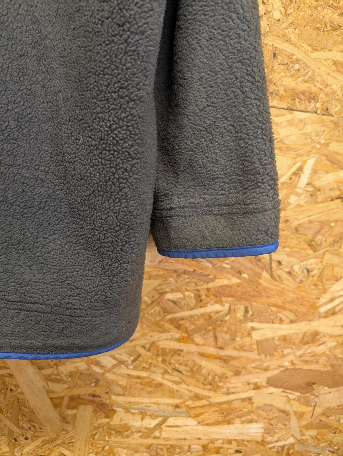 Vintage 1994 USA Patagonia Fleece Medium Men Grey Blue Snap-T Zip Pockets