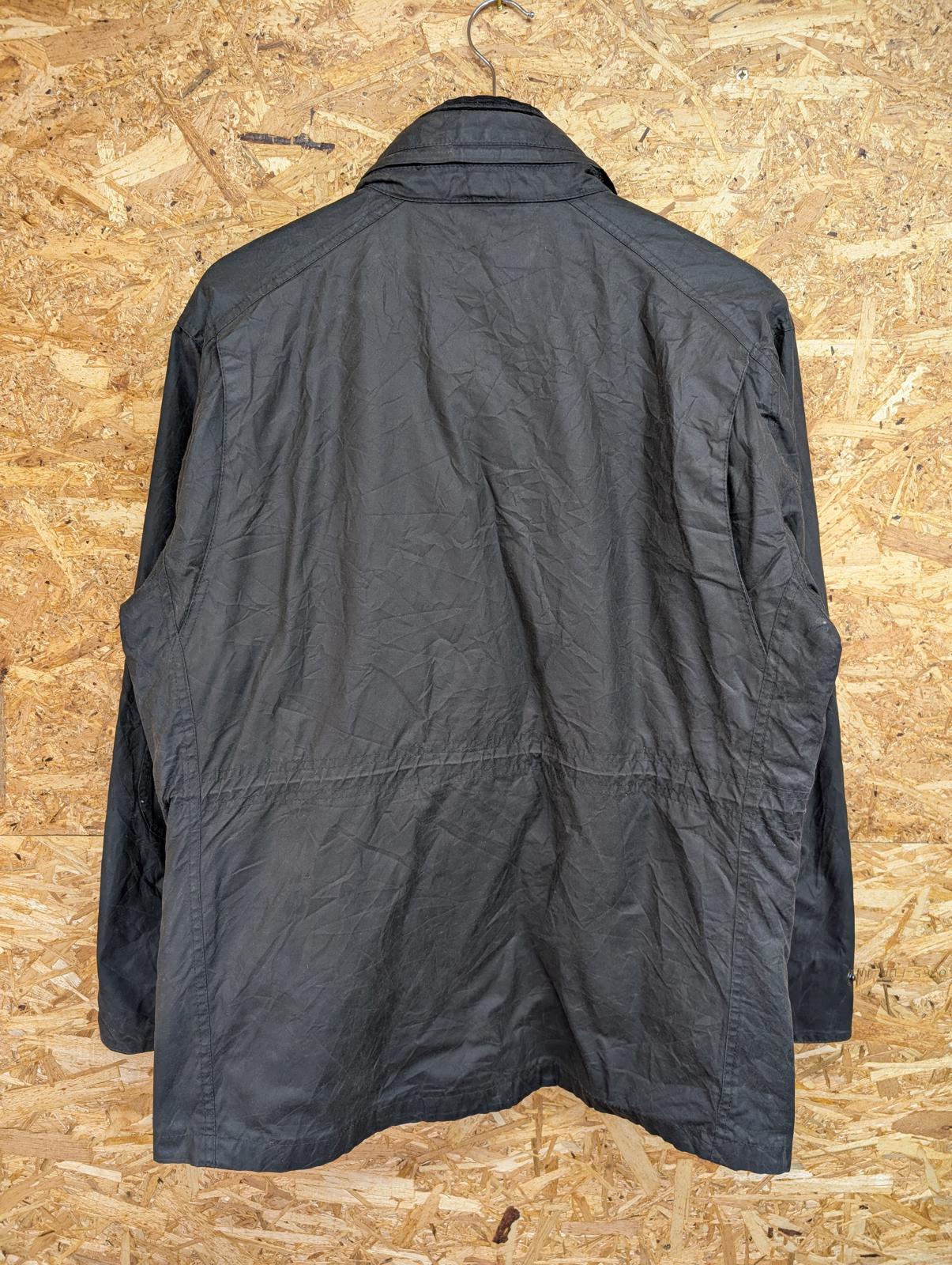 Barbour International Wax Sapper Jacket Medium Men England Padded Black Cord