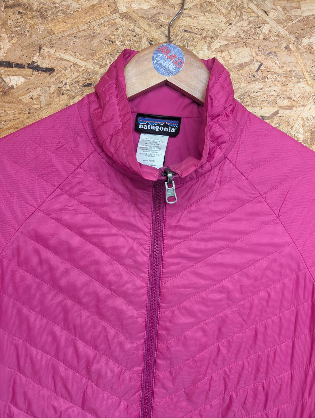 Patagonia Nano Puff Pink Jacket Medium W Quilted Lightweight Padded Layer