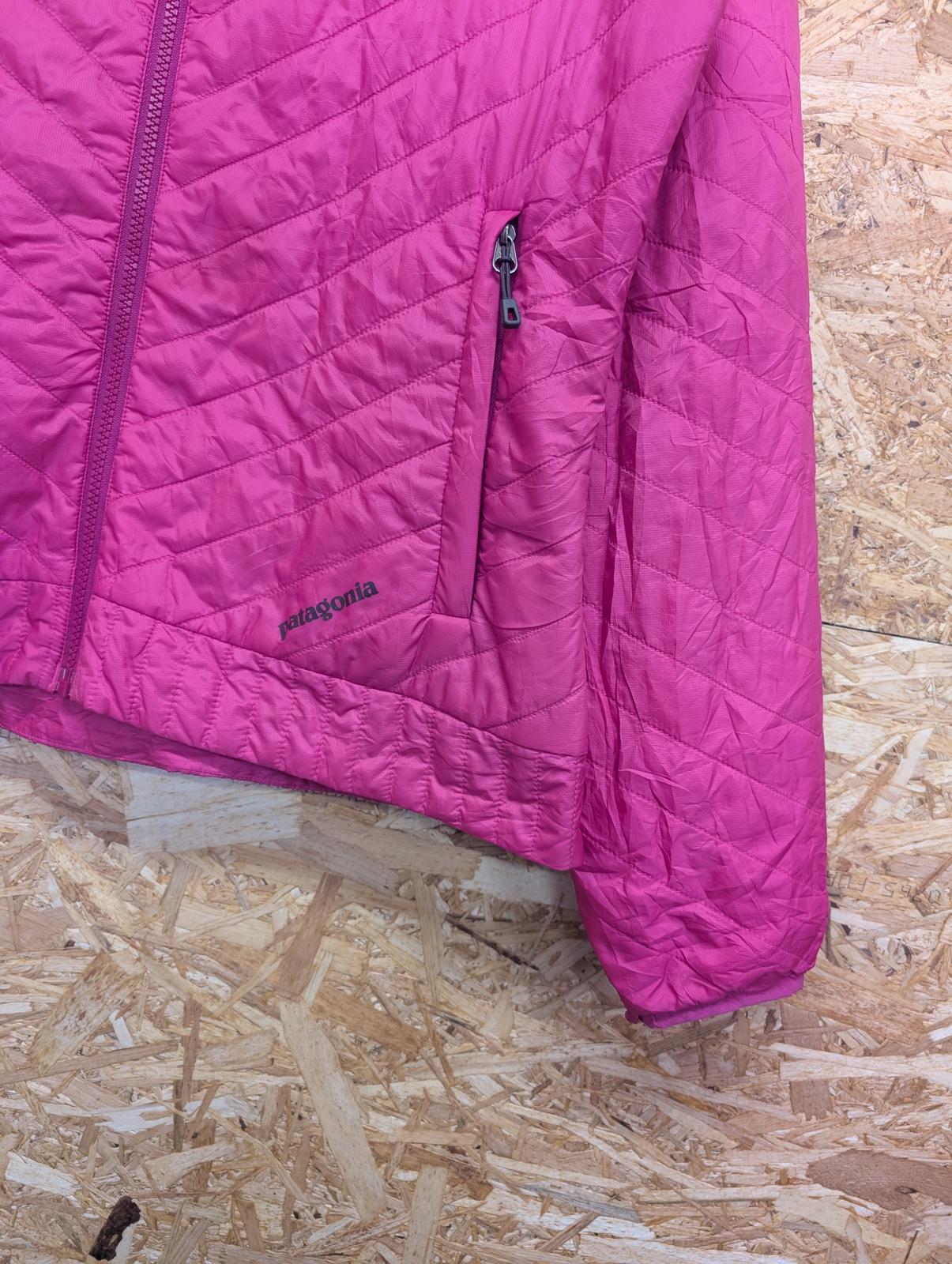 Patagonia Nano Puff Pink Jacket Medium W Quilted Lightweight Padded Layer