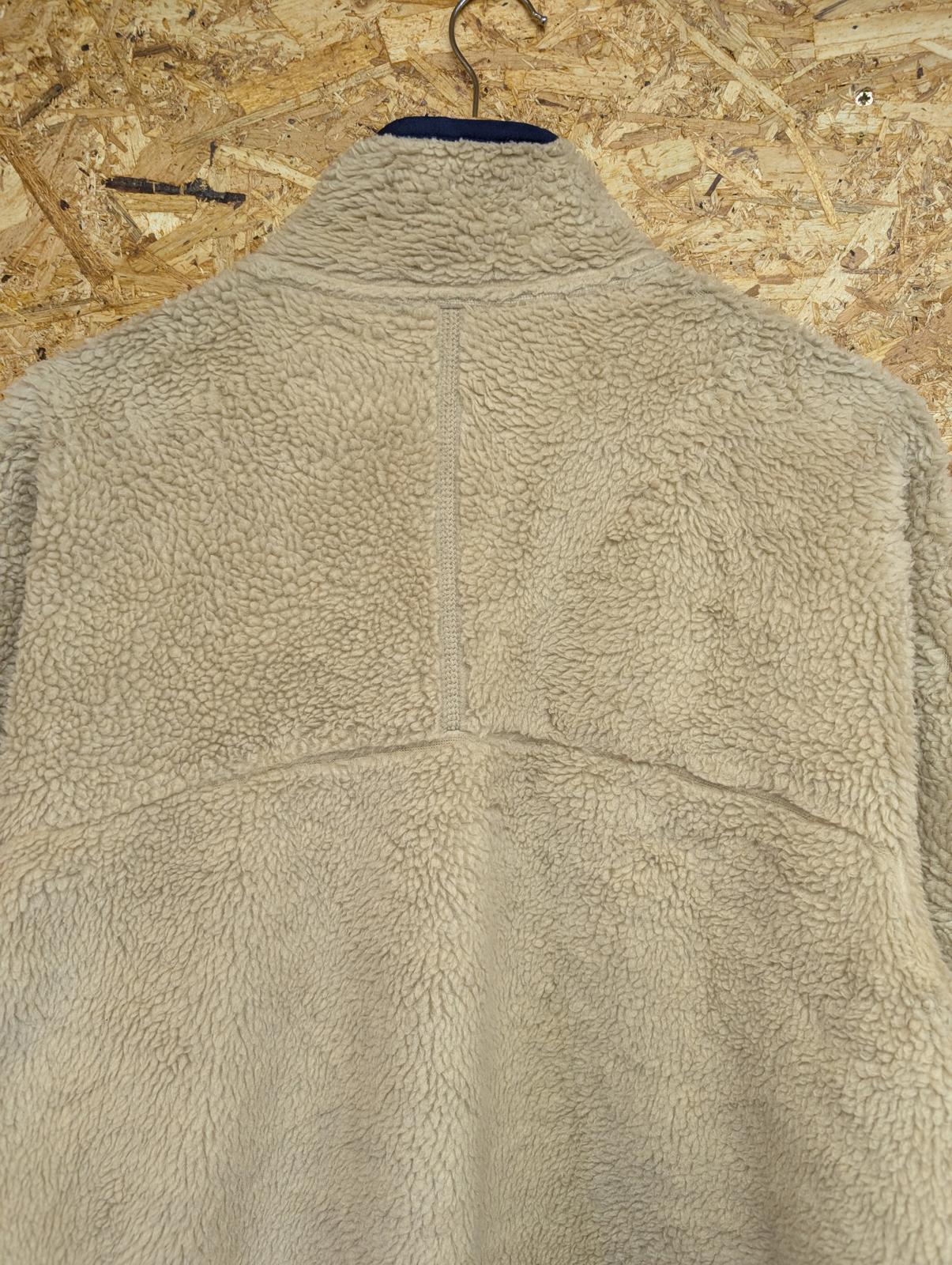 Patagonia Retro X Deep Pile Fleece Large Men 90s USA Oatmeal Sherpa Full Zip
