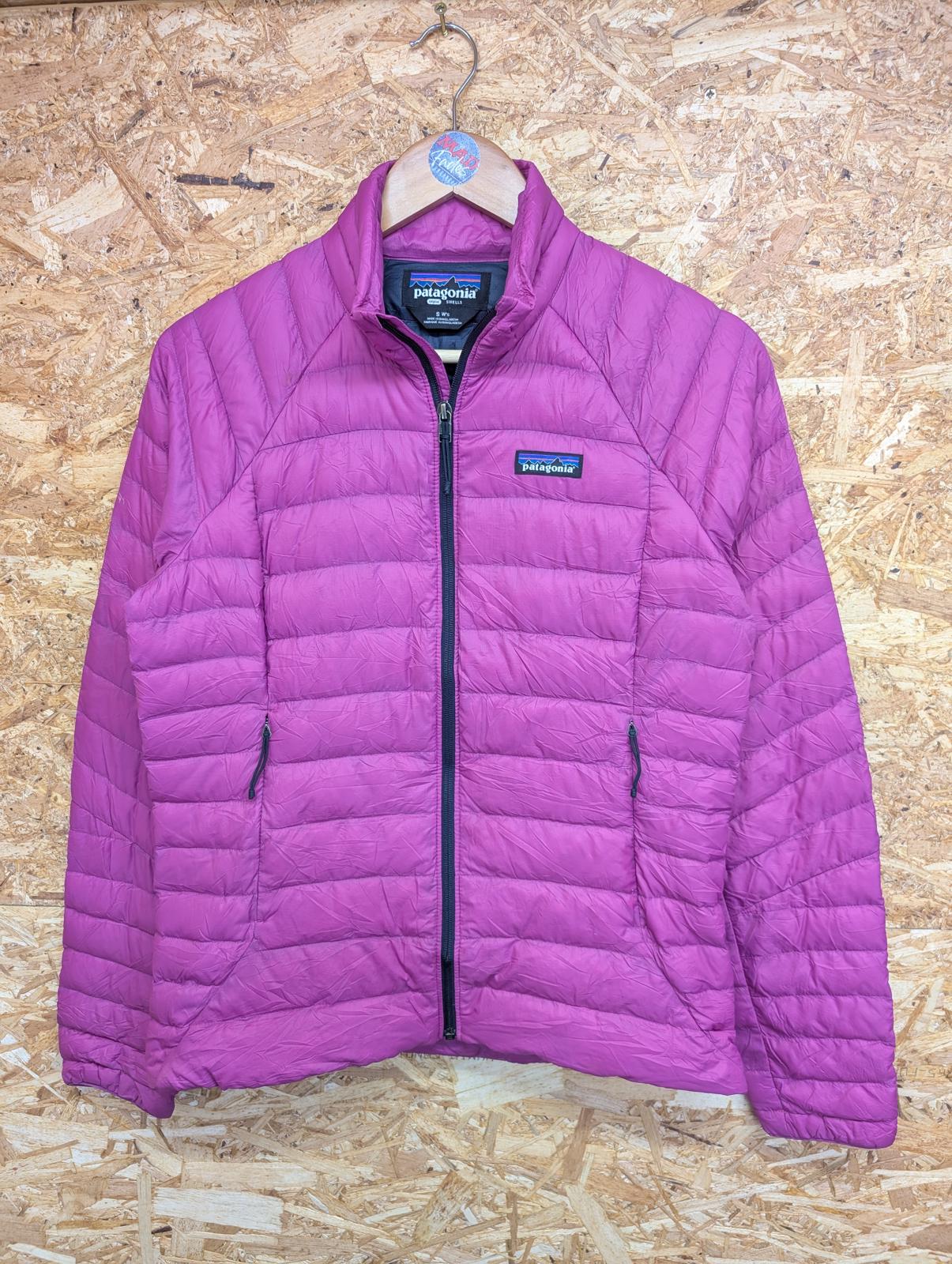 Patagonia Down Sweater Jacket Small Women Goosedown Feather Quilted Pink