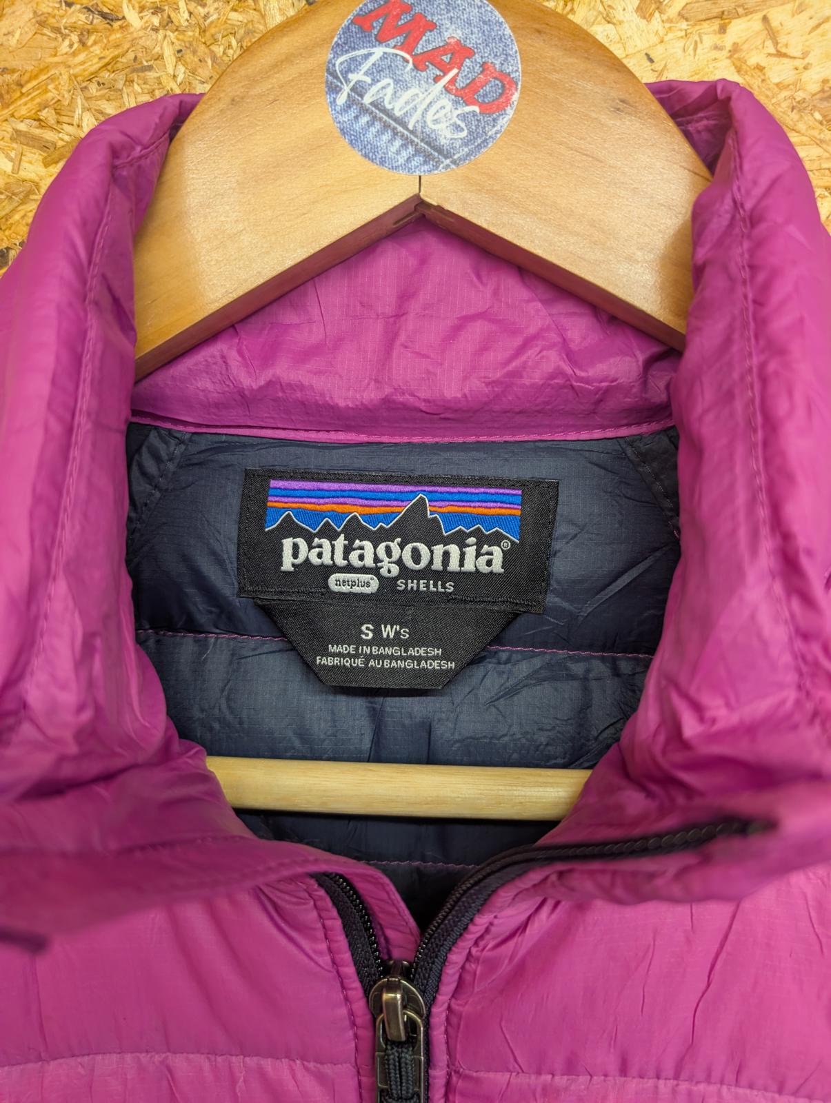 Patagonia Down Sweater Jacket Small Women Goosedown Feather Quilted Pink