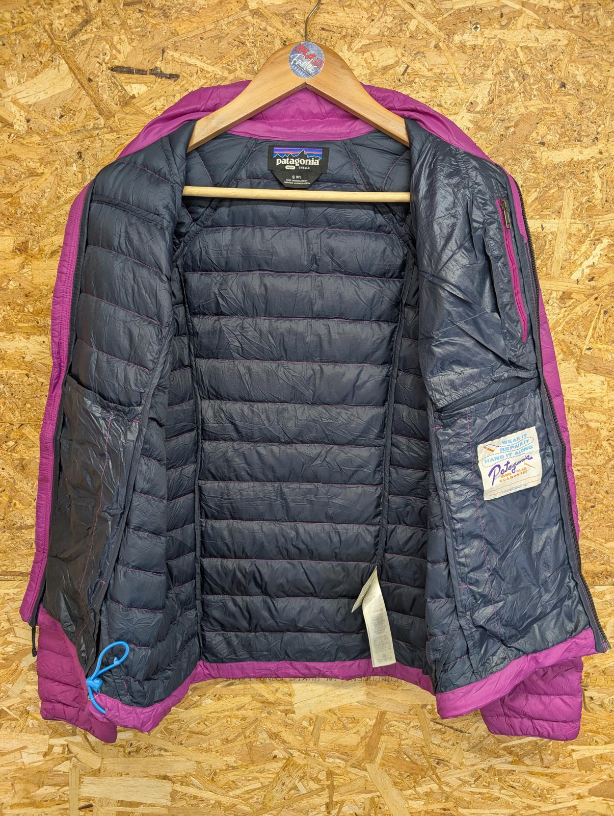 Patagonia Down Sweater Jacket Small Women Goosedown Feather Quilted Pink