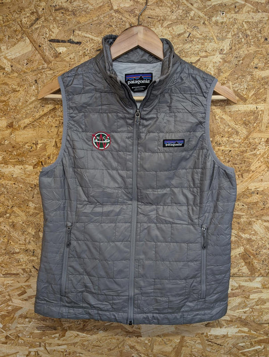 Patagonia Nano Puff Vest Medium Women Grey Gilet Insulated Bodywarmer Jacket