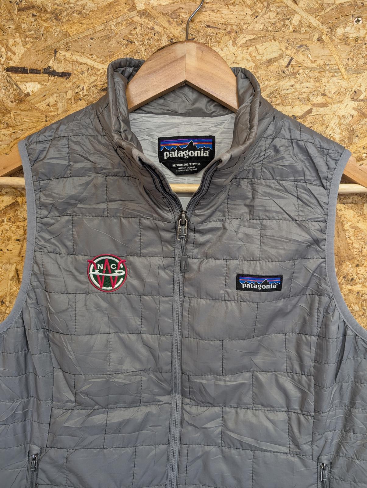 Patagonia Nano Puff Vest Medium Women Grey Gilet Insulated Bodywarmer Jacket