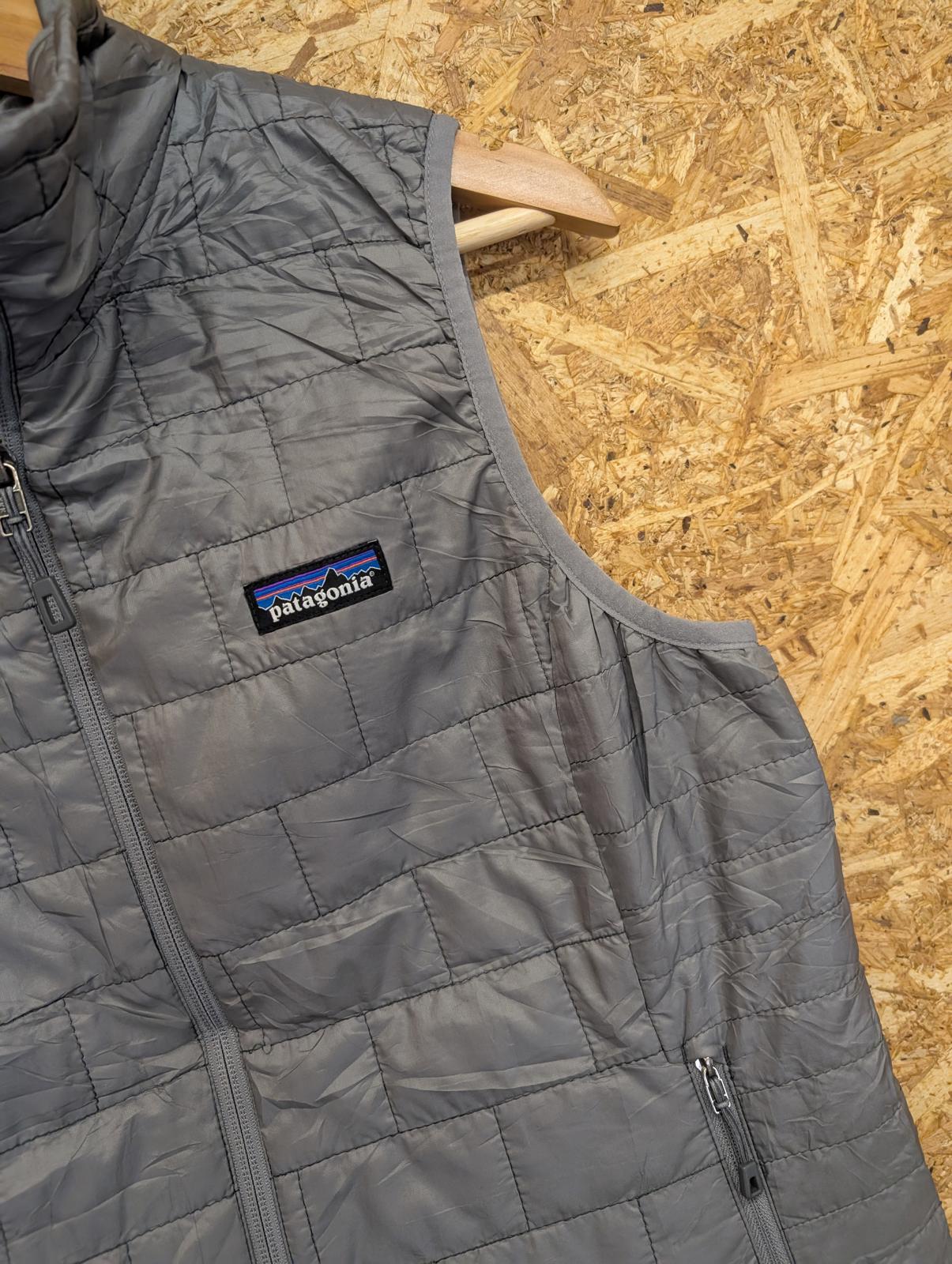 Patagonia Nano Puff Vest Medium Women Grey Gilet Insulated Bodywarmer Jacket