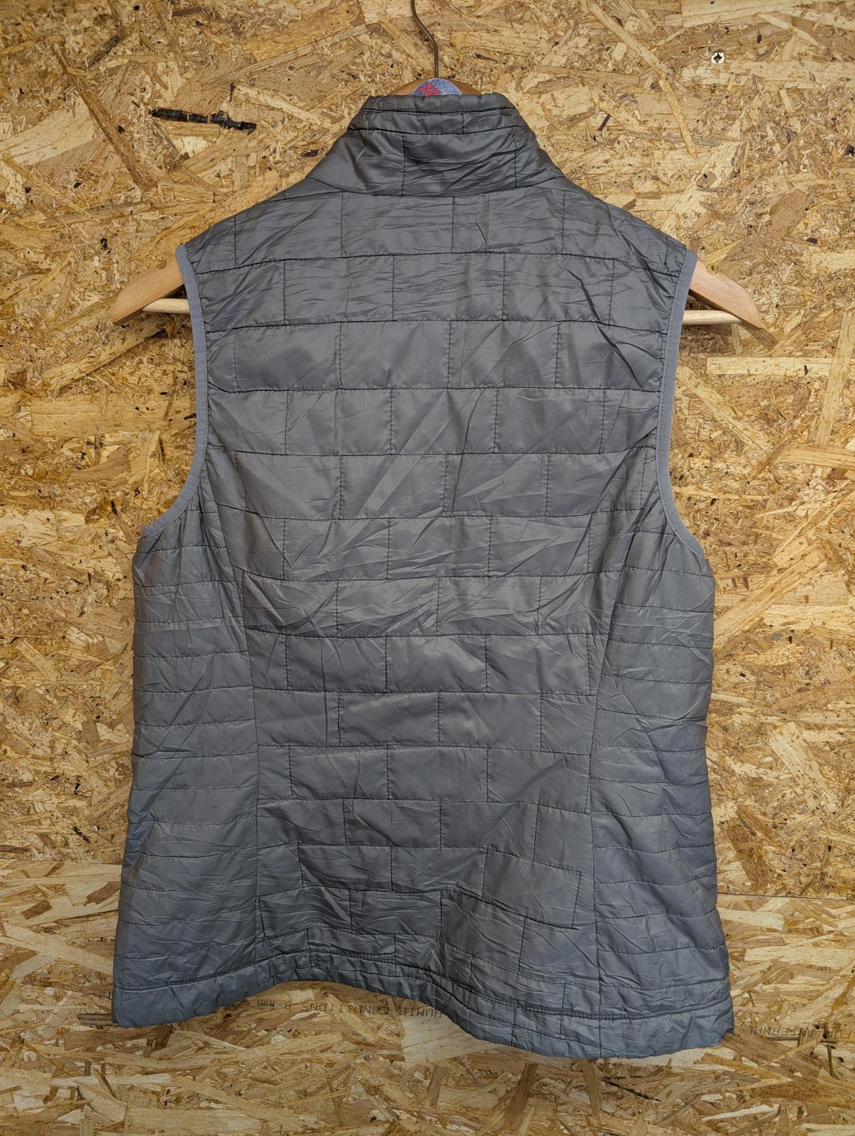 Patagonia Nano Puff Vest Medium Women Grey Gilet Insulated Bodywarmer Jacket