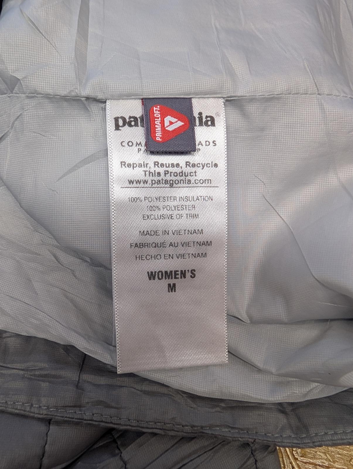 Patagonia Nano Puff Vest Medium Women Grey Gilet Insulated Bodywarmer Jacket