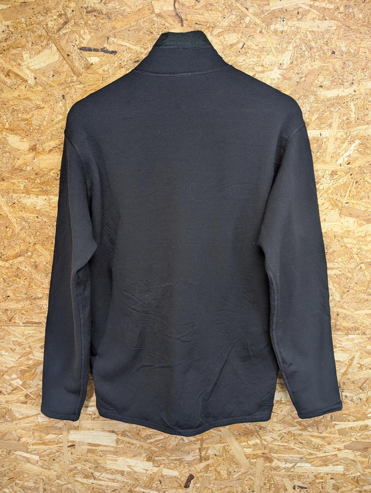 Vintage Patagonia Fleece Medium Men Black 1/4 Zip Neoprene Micro D USA Made 90s