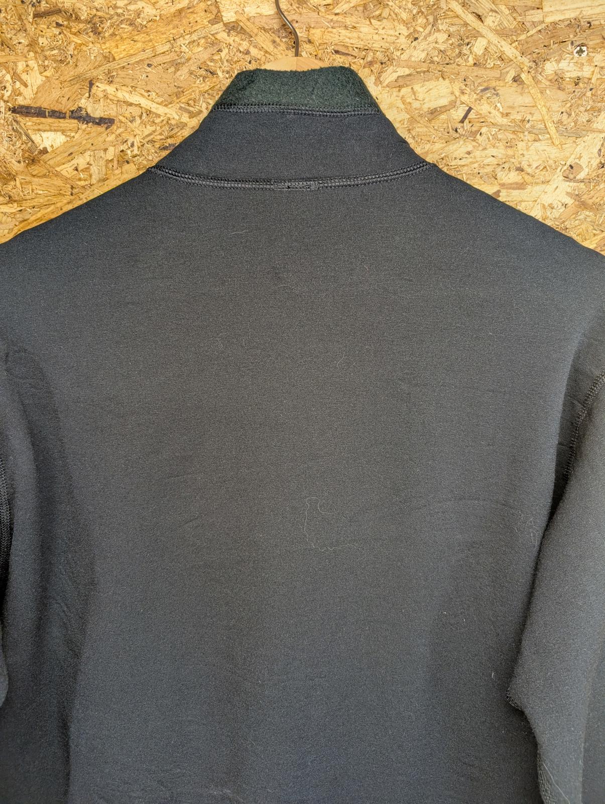 Vintage Patagonia Fleece Medium Men Black 1/4 Zip Neoprene Micro D USA Made 90s