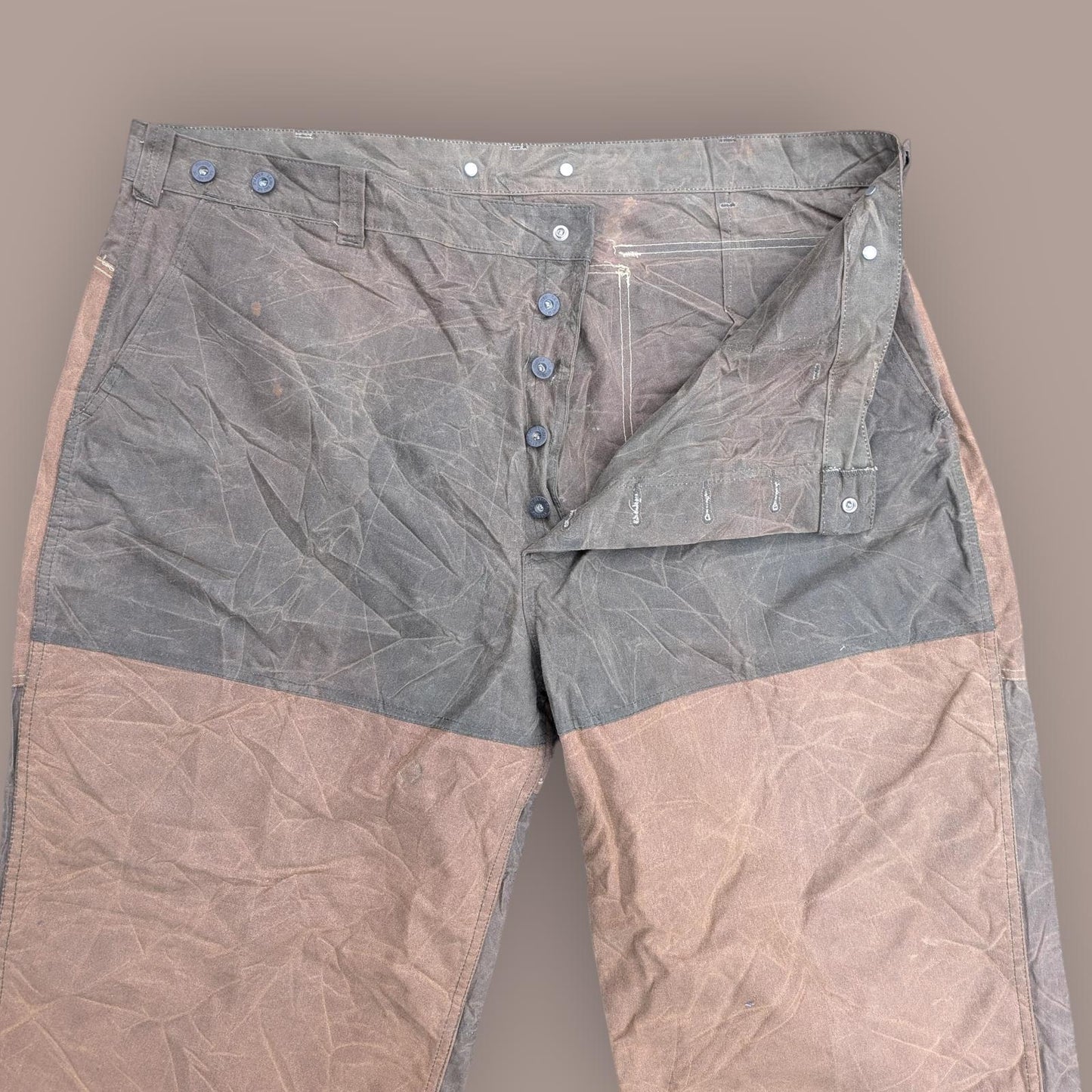 Filson Pants W42 Style 467 Double Tin Cloth Trousers Forestry Pantaloon USA Made