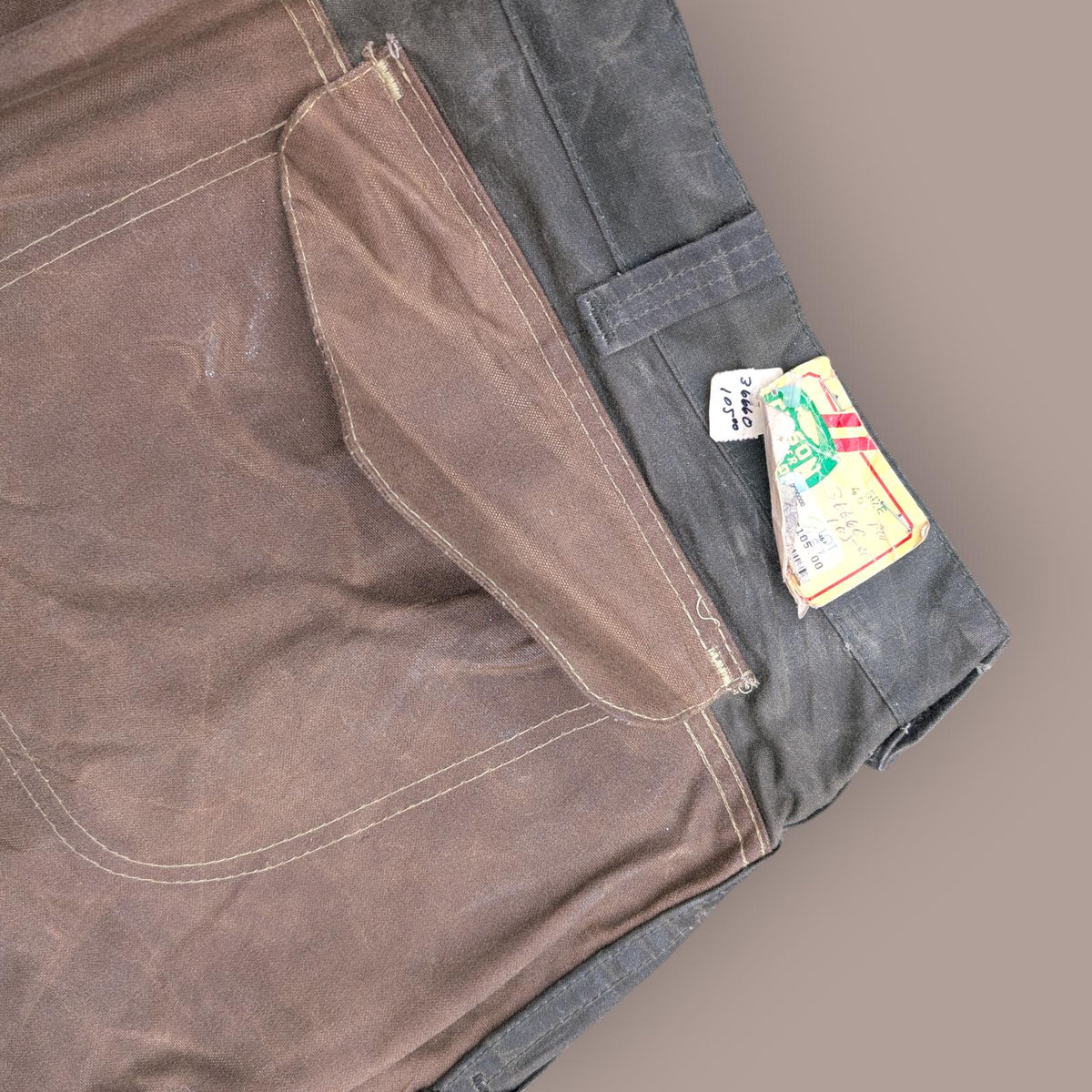 Filson Pants W46 Style 467 Double Tin Cloth Trousers Forestry Pantaloon USA Made