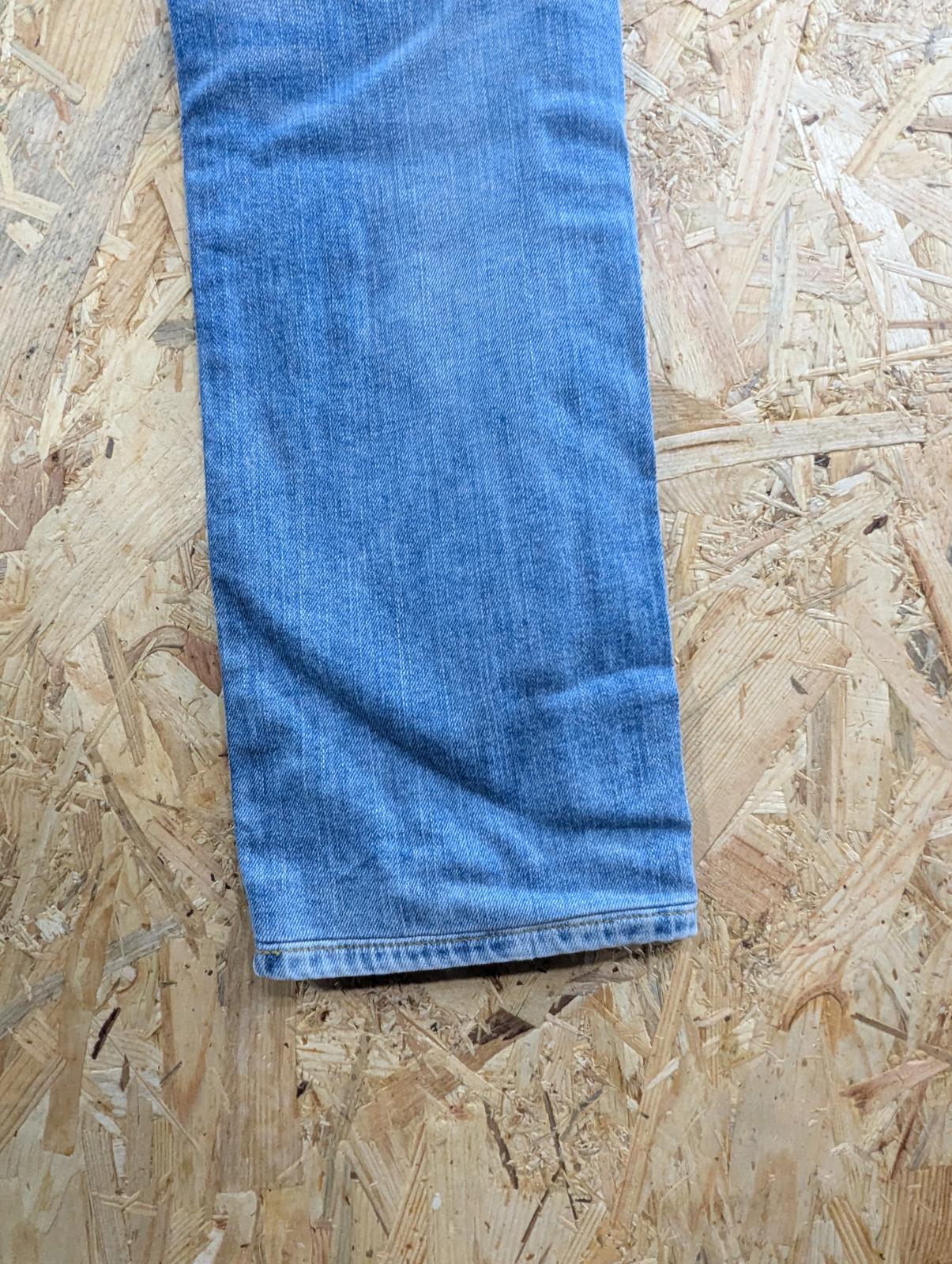 Armani J10 Jeans W32 L32 Men Light Blue Denim Extra Slim Fit Straight Zip Fly